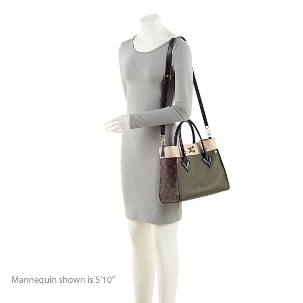 Louis Vuitton Calfskin Monogram Canvas On My Side MM Tote - Picture 5 of 14